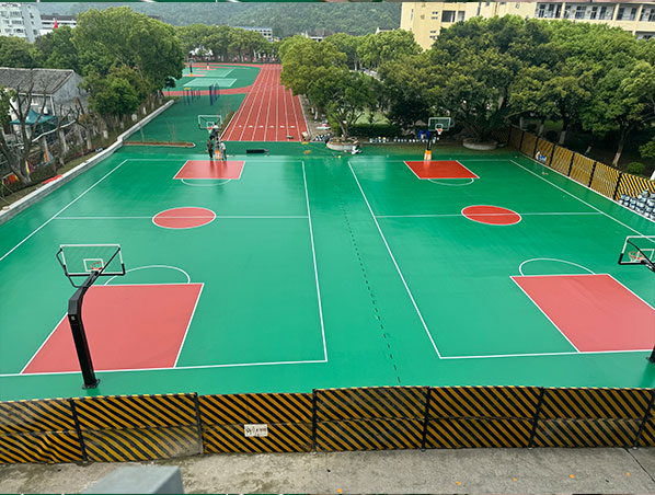 硅PU籃球場